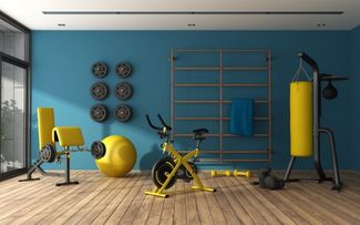 Los 4 mejores colores para pintar gimnasio en casa