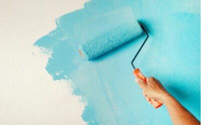 How many litres of paint are used per square metre?